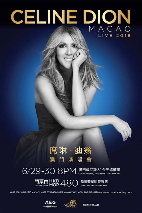 celine dion macau price|Celine Dion Live Performances at The Venetian Macao Have Just .